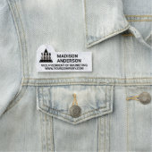 Uw Logo Marble Cool Modern Company Website Naamplaatje (In situ)