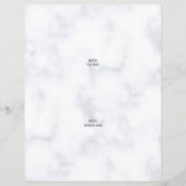 Uw Logo marmer Asymmetrisch 3 Foto Collage Flyer (Achterkant)