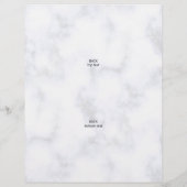 Uw Logo marmer Asymmetrisch 3 Foto Collage Flyer (Achterkant)