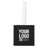 Uw logo met bewerkbare QR-code en tekst Decoratie (Voorkant)