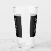 Uw logo met bewerkbare QR-code en tekst Glas (Rechts)
