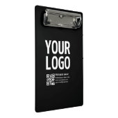 Uw logo met bewerkbare QR-code en tekst Mini Klembord (Schuin)