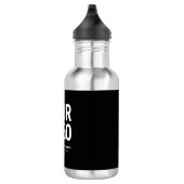 Uw logo met bewerkbare QR-code en tekst Waterfles (Rechts)