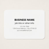 Uw Logo met bewerkbare slogan en bedrijfsnaam Visitekaartje (Achterkant)