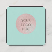 Uw Logo met QR-code Visitekaartje (Achterkant)