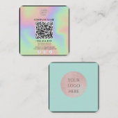 Uw Logo met QR-code Visitekaartje (Voorkant / Achterkant)