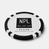 Uw Logo - Minimale, moderne zakelijke producten Poker Chips (Enkel)