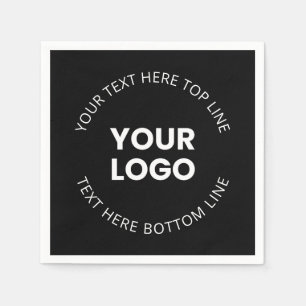 Uw Logo minimalistische stijl Servet
