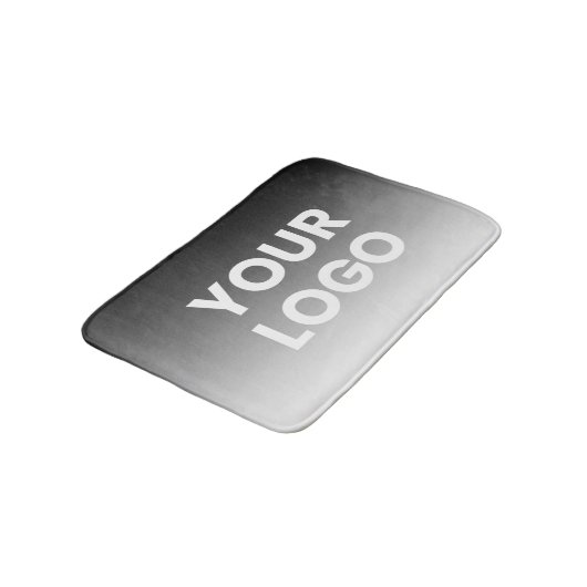 Uw Logo & modern bewerkbaar kleurverloop Badmat (Gekanteld)