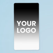 Uw Logo & modern bewerkbaar kleurverloop Etiket
