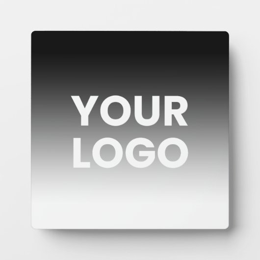 Uw Logo & modern bewerkbaar kleurverloop Fotoplaat (Voorkant)