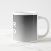 Uw Logo & modern bewerkbaar kleurverloop Grote Koffiekop (Rechts)