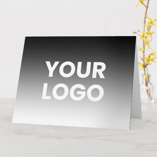 Uw Logo & modern bewerkbaar kleurverloop Kaart (Gele Bloem)