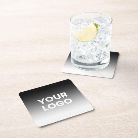 Uw Logo & modern bewerkbaar kleurverloop Kartonnen Onderzetters (Insitu)