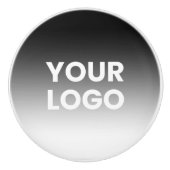 Uw Logo & modern bewerkbaar kleurverloop Keramische Knop (Voorkant)