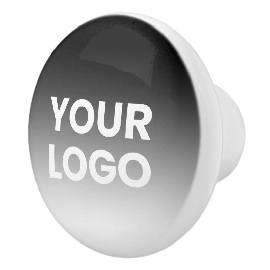 Uw Logo & modern bewerkbaar kleurverloop Keramische Knop (Rechts)