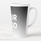 Uw Logo & modern bewerkbaar kleurverloop Latte Mok (Rechts)