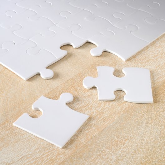 Uw Logo & modern bewerkbaar kleurverloop Legpuzzel (Zijkant)