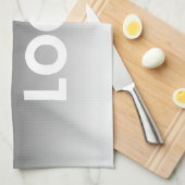 Uw Logo & modern bewerkbaar kleurverloop Theedoek (Quarter Fold)