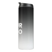 Uw Logo & modern bewerkbaar kleurverloop Thermosbeker (Geroteerd rechts)