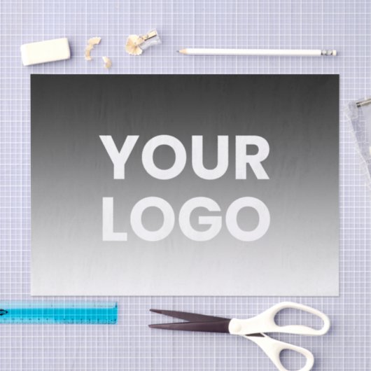 Uw Logo & modern bewerkbaar kleurverloop Tissuepapier (Craft)