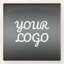 Uw Logo & Modern Eenvoudig Ombre | Donkergrijs