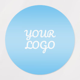 Uw Logo & Modern Eenvoudig Ombre | Waterdicht Labels