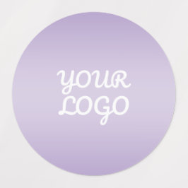 Uw Logo & Modern Eenvoudig Ombre | Waterdicht Labels