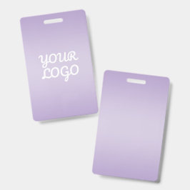 Uw Logo & Modern Sober Ombre | Lavendel Badge