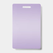 Uw Logo & Modern Sober Ombre | Lavendel Badge (Achterkant)