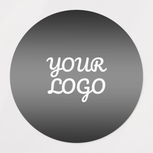 Uw Logo & Modern Sober Ombre | Waterdicht Labels (Design 1)