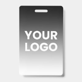 Uw Logo & Moderne Bewerkbare Kleurverloop Badge