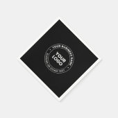 Uw Logo | Moderne bewerkbare tekst & elementen Servet (Hoek)