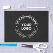 Uw Logo | Moderne bewerkbare tekst & elementen Tissuepapier (Craft)