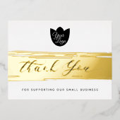 Uw Logo moderne Dank u Echte Kaart van de Korting (Voorkant)