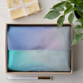 Uw Logo | Moderne vervagende kleur Ombre & witte t Tissuepapier (Geschenk)