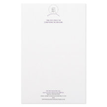 Uw Logo Monogram Zakelijk Briefpapier