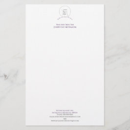 Uw Logo Monogram Zakelijk Briefpapier