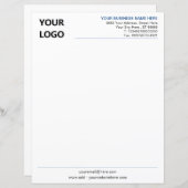 Uw Logo Naam Adres en Contactgegevens Briefhoofd (Voorkant / Achterkant)