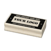 Uw logo naam info kleur rubber stempel voorbeeld (Stempel)