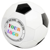 Uw Logo Naam Info Merk Voetbal Bal Voorbeeld (Drie kwart)