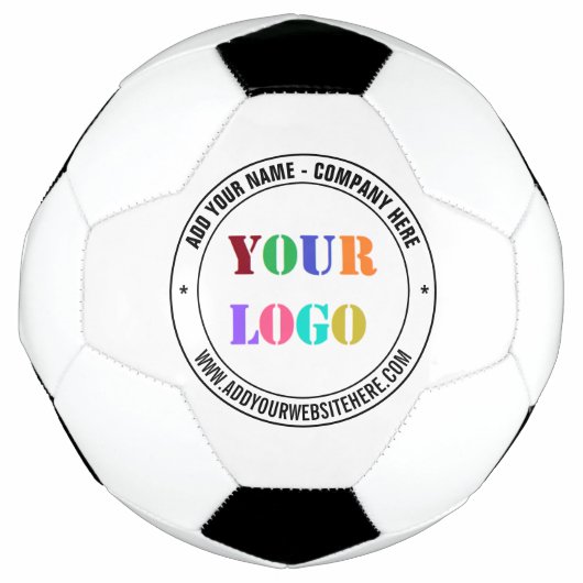 Uw Logo Naam Info Merk Voetbal Bal Voorbeeld (Voorkant)