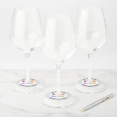 Uw Logo Naam Website Label Bedrijfs Wijnglas (Set)