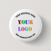 Uw Logo Naam Website Promotion Company Button (Voorkant)