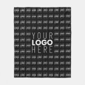 Uw Logo of Afbeelding betegeld patroon groot centr Fleece Deken (Voorkant)