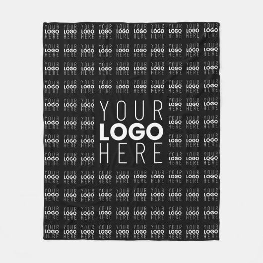 Uw Logo of Afbeelding betegeld patroon groot centr Fleece Deken (Voorkant)