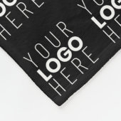 Uw Logo of Afbeelding betegeld patroon groot centr Fleece Deken (Hoek)