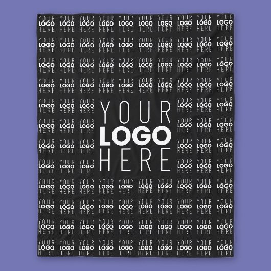 Uw Logo of Afbeelding betegeld patroon groot centr Fleece Deken