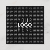 Uw Logo of Afbeelding betegeld patroon groot centr Informatiekaartje (Voorkant)