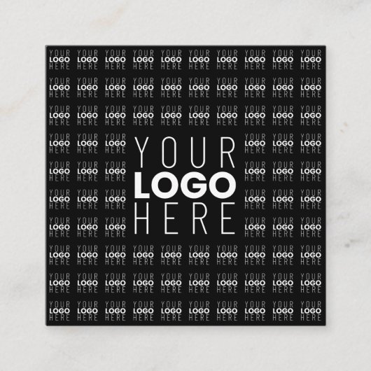 Uw Logo of Afbeelding betegeld patroon groot centr Informatiekaartje (Voorkant)